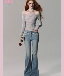 Quần Jeans Ống Loe 1